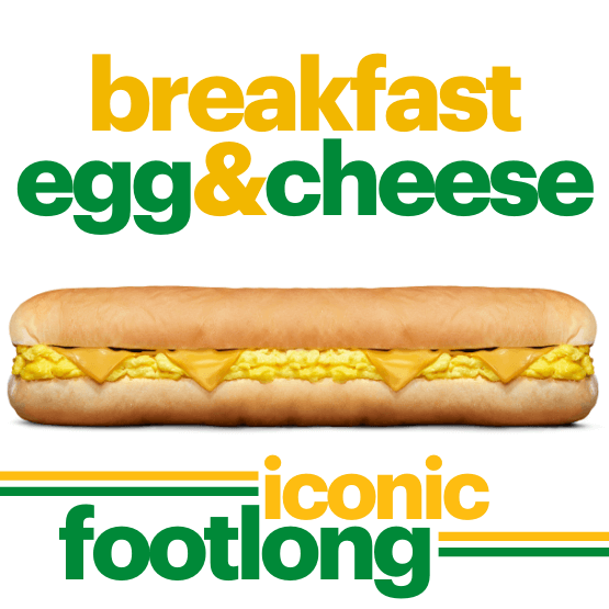 Footlong Egg &amp; Cheese